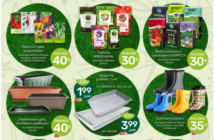 IKI: SANTA MARIA produkcija – 50%, MAXIMA: Šviežia upėtakio filė – 35%. NORFA, LIDL, THOMAS PHILIPPS 11 savaitės (2025.03.11–03.17) geriausios akcijos ir nuolaidos