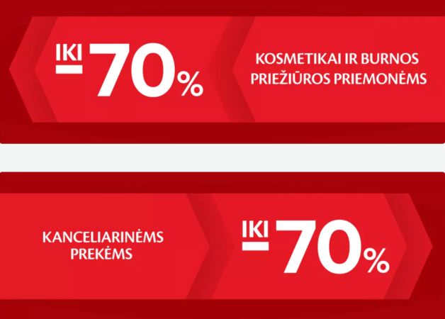 Didysis „Maxima“ išpardavimas: nuolaidos iki 70% visose parduotuvėse iki sausio 27 d.!